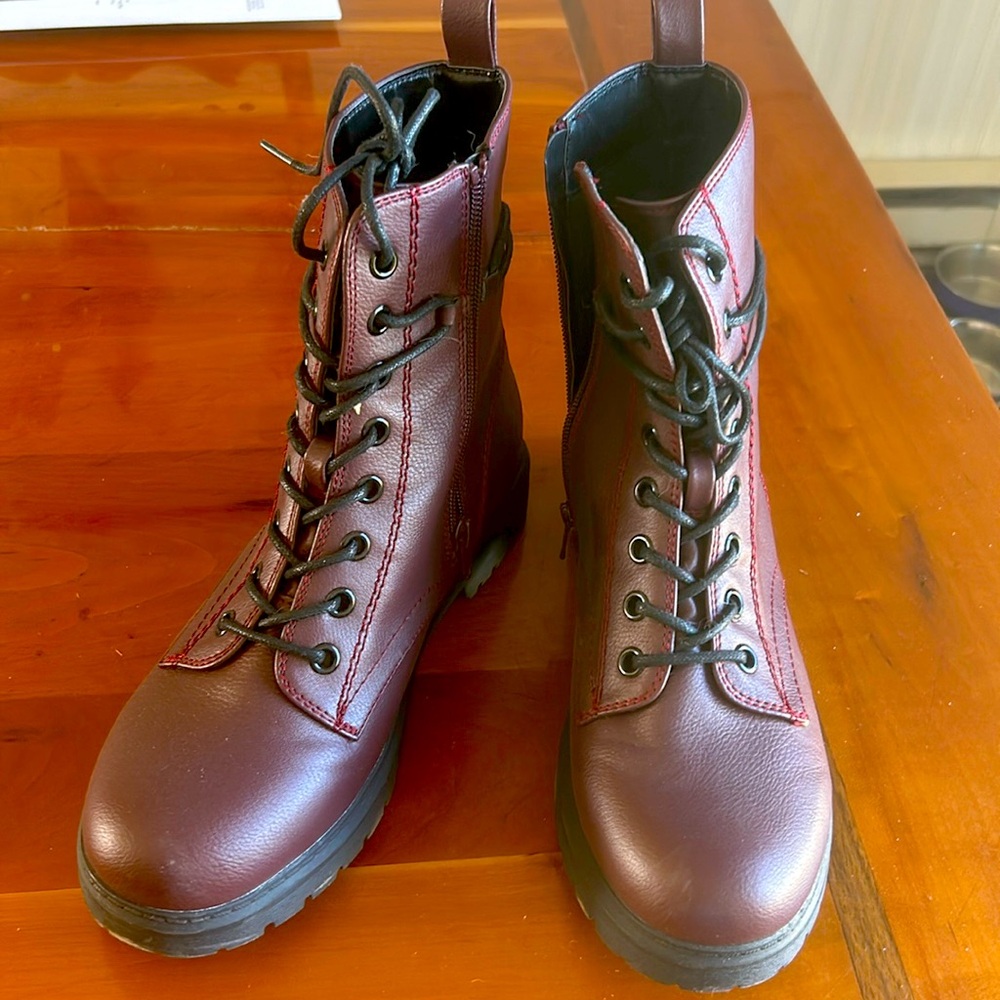 Women’s Wine Color Boots